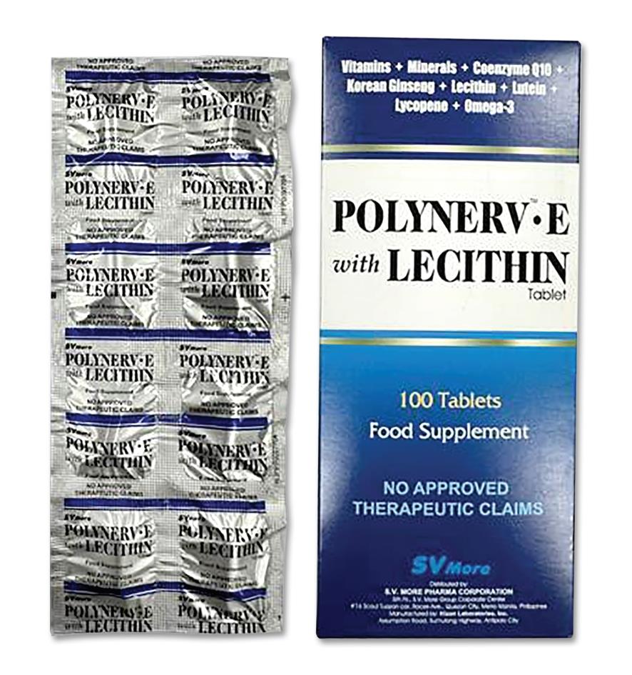 PolynervE with Lecithin Dosage & Drug Information MIMS Philippines